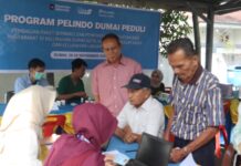 Pelindo Dumai Peduli: 300 Warga Terima Bantuan Sembako dan Pemeriksaan Kesehatan